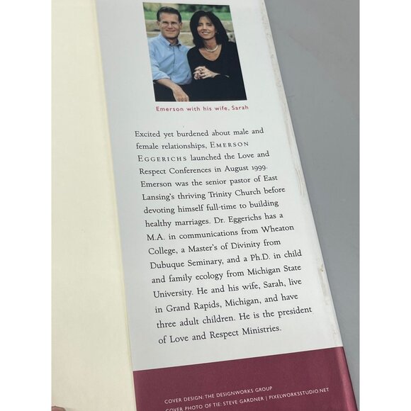 Love &amp; Respect Focus on the Family Book Dr. Emerson Eggerichs hardcover READ - Picture 2 of 7